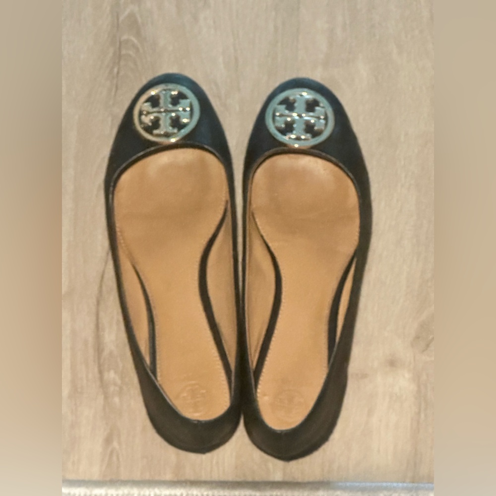 Tory Burch Black Ballet Flats